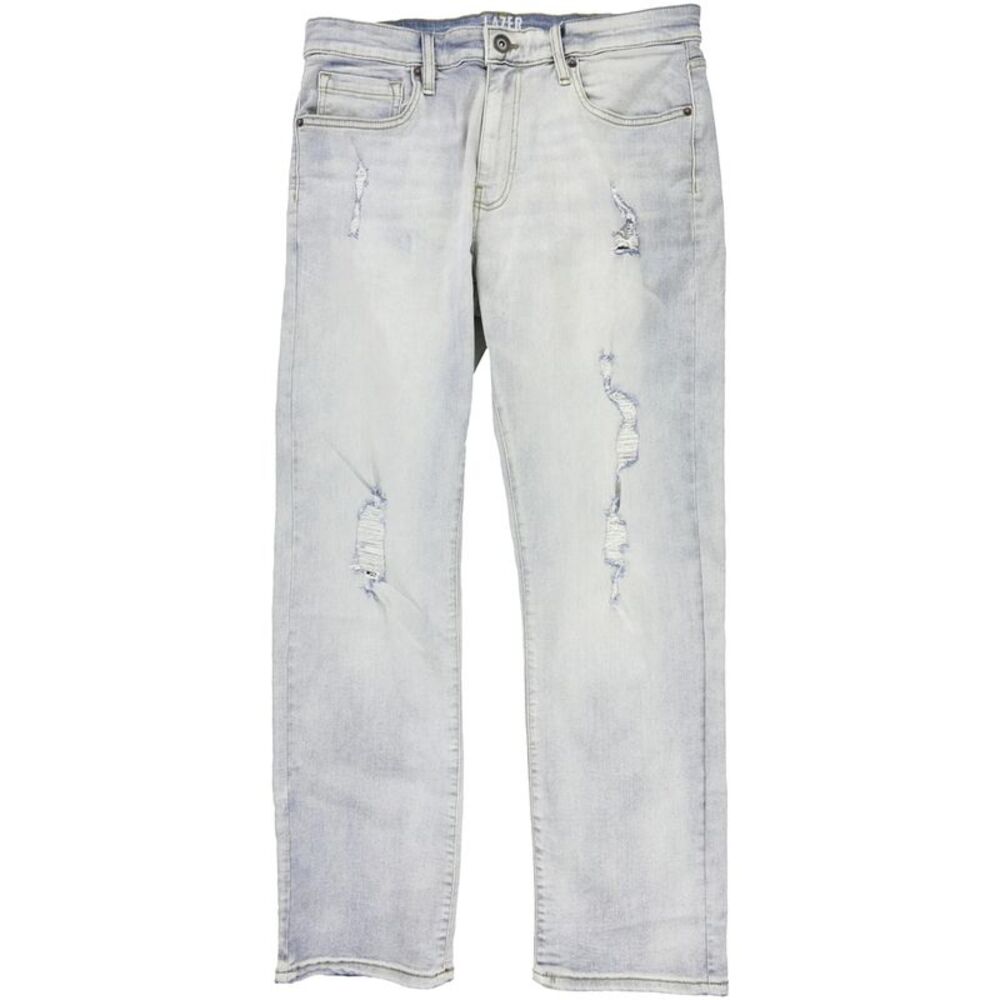 LAZER Mens Stretch Straight Leg Skinny Jeans, NWT